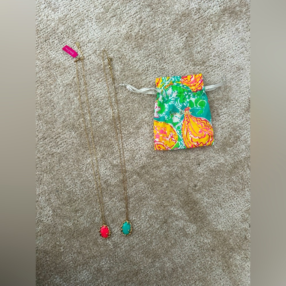 TWO Lilly Pulitzer Coraline Necklaces!